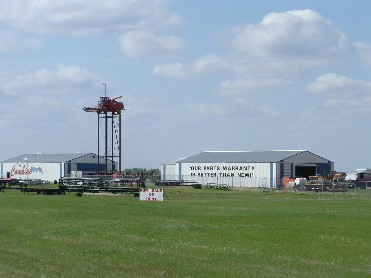 CombineWorld with combine on a tower, 2007